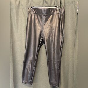 LOFT Black Faux Leggings